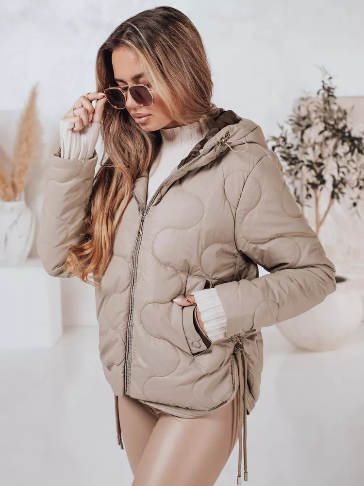 Sieviešu brūna jaka Olin