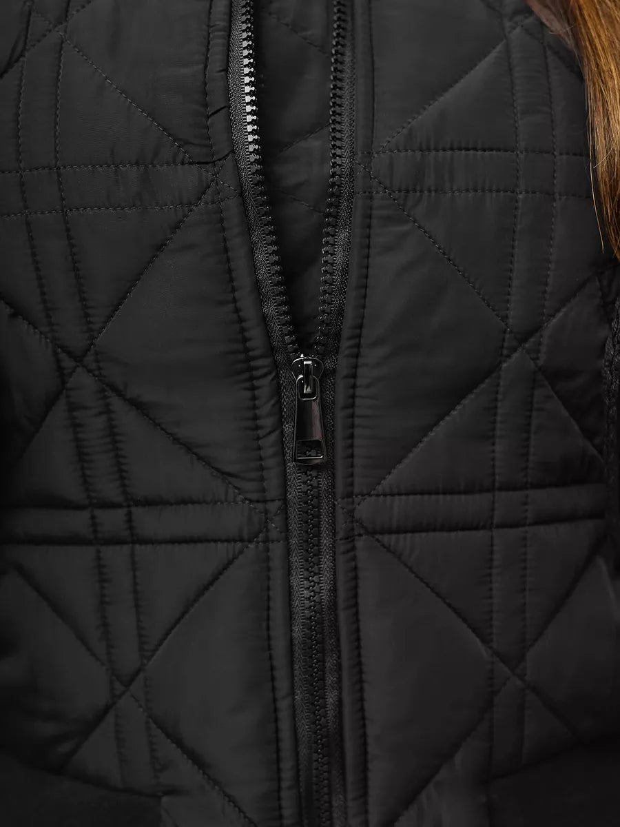 Sieviešu melna bomberjaka Morin