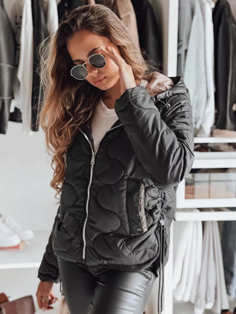 Sieviešu melna jaka Olin