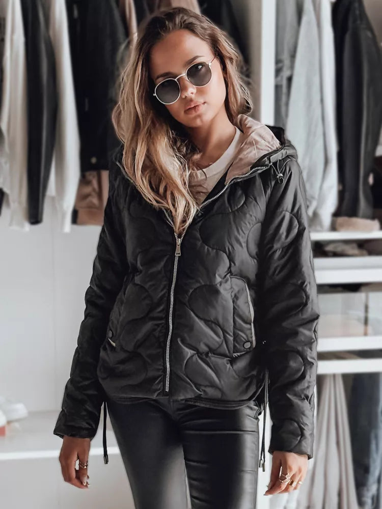 Sieviešu melna jaka Olin