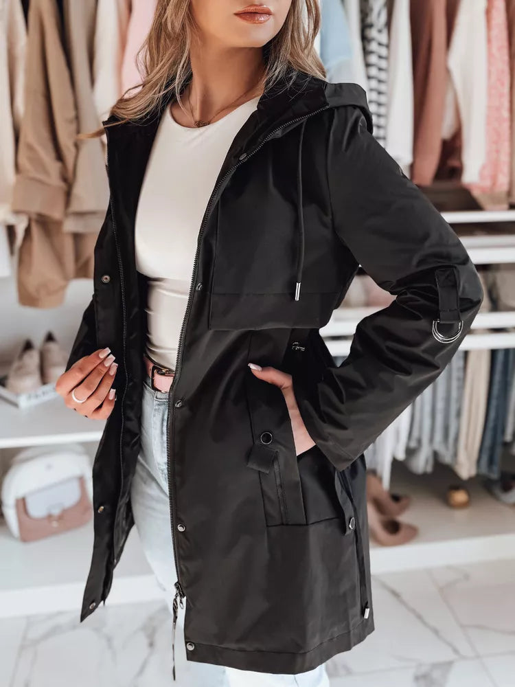 Melna sieviešu jaka Modo