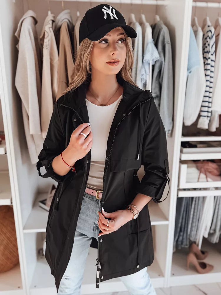 Melna sieviešu jaka Modo