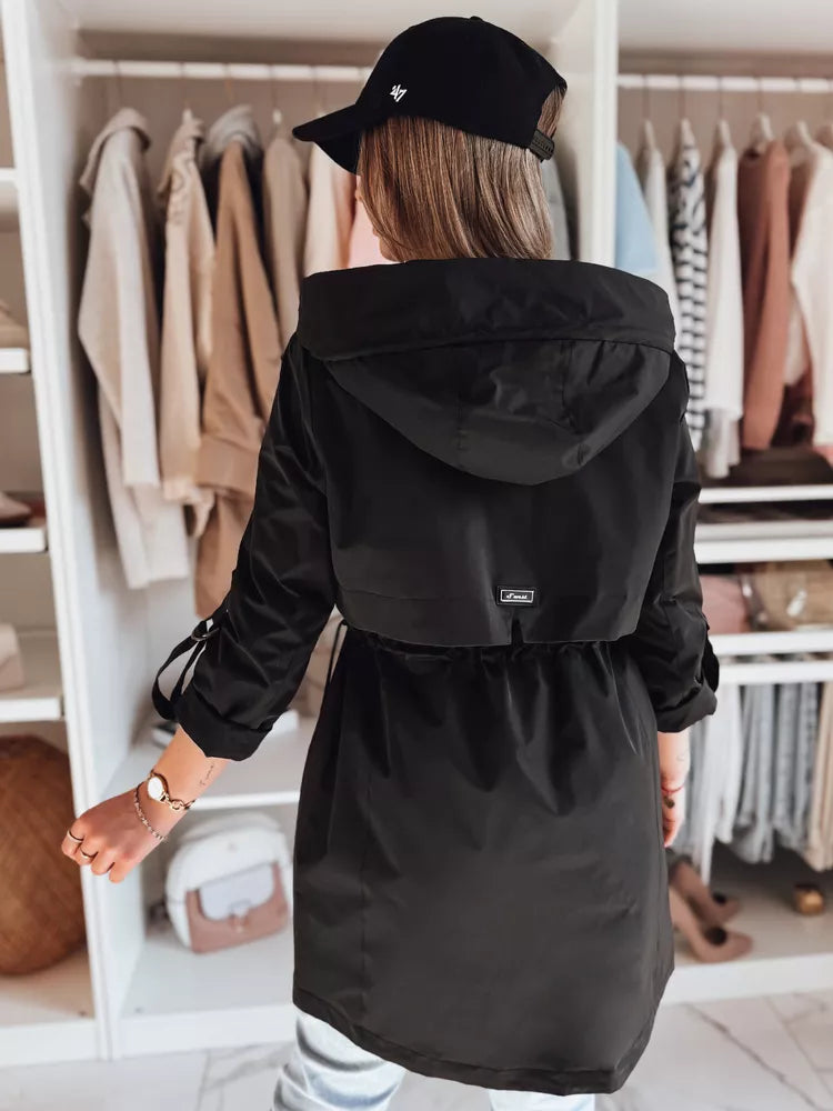 Melna sieviešu jaka Modo