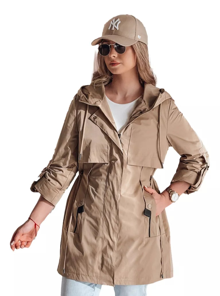 Brūna sieviešu jaka Modo