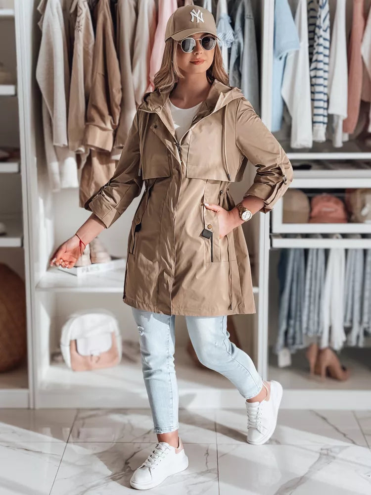 Brūna sieviešu jaka Modo