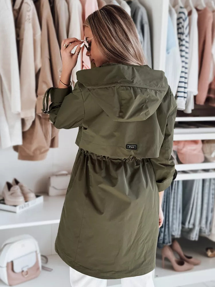 Haki krāsas sieviešu jaka Modo