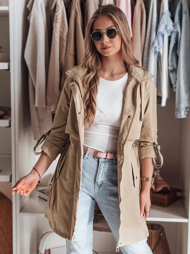 Sieviešu brūna jaka Newmoon