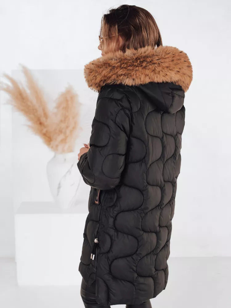 Sieviešu ziemas jaka melna Virel