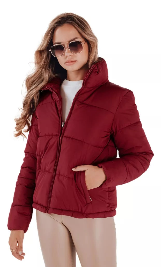 Bordo sieviešu jaka Lara