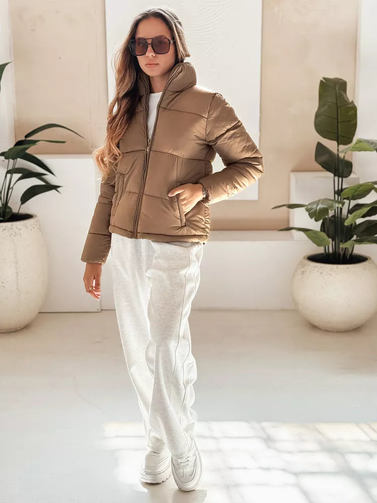 Brūna sieviešu jaka Lara