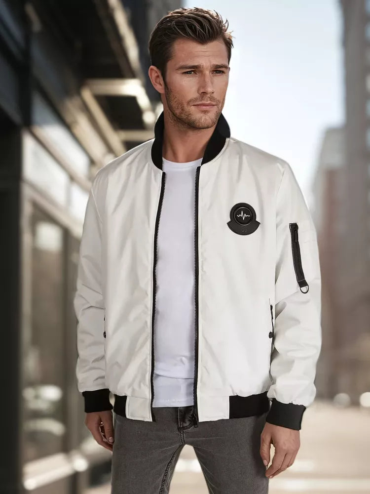 Vīriešu brūna jaka komplekts