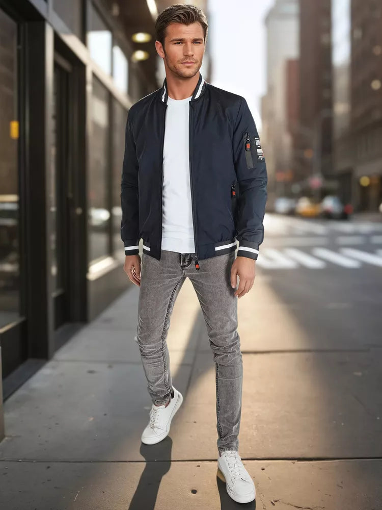 Vīriešu tumši zila jaka Edman