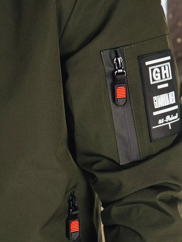 Vīriešu haki krāsas jaka Edman