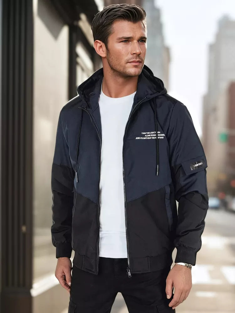 Vīriešu tumši zila jaka Mask