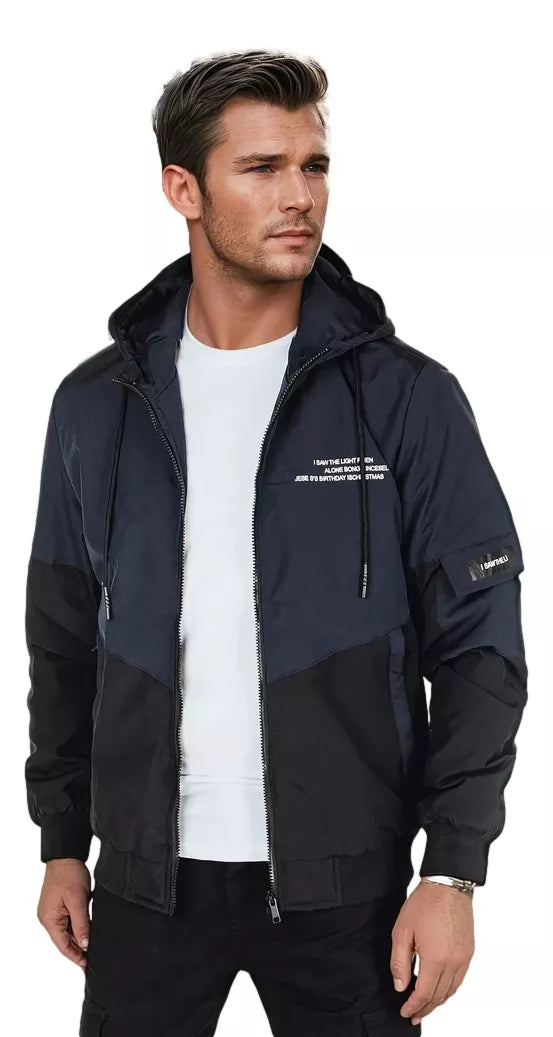 Vīriešu tumši zila jaka Mask