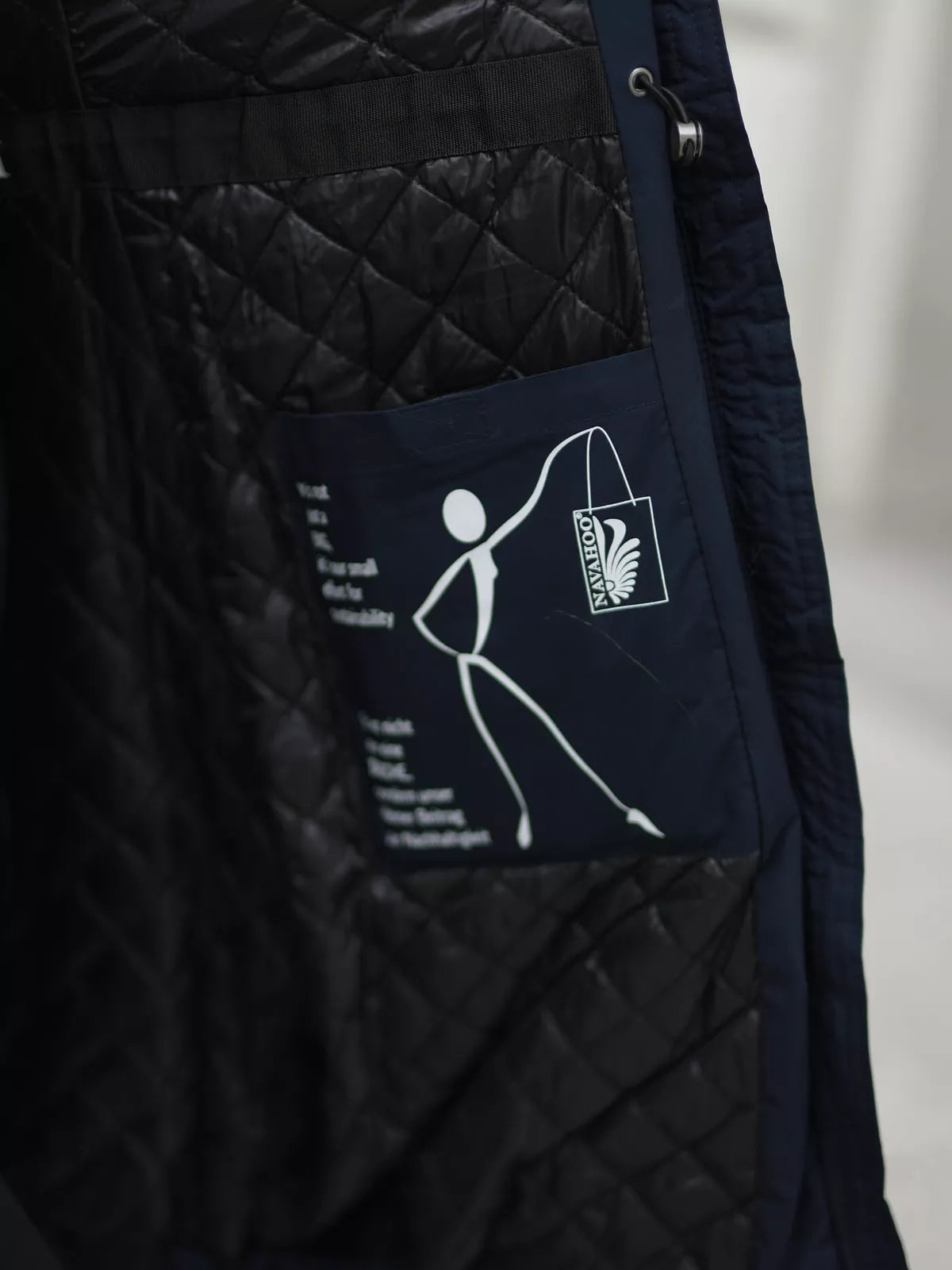 Marni garā sieviešu tumši zila ziemas jaka