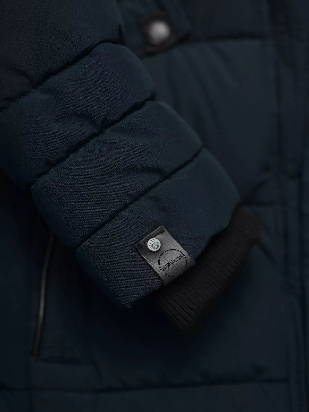 Marni garā sieviešu tumši zila ziemas jaka