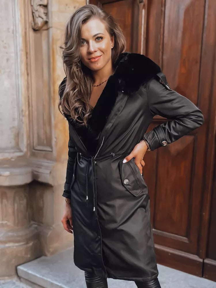 Melna garā sieviešu jaka Harpe