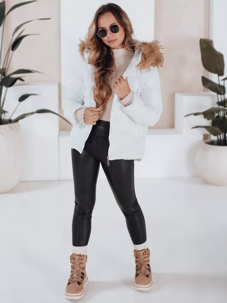 Balta sieviešu jaka Ariela 