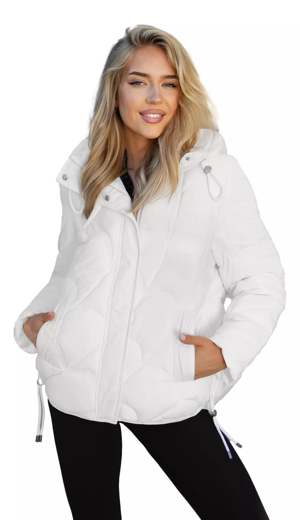 Sieviešu balta jaka Muna