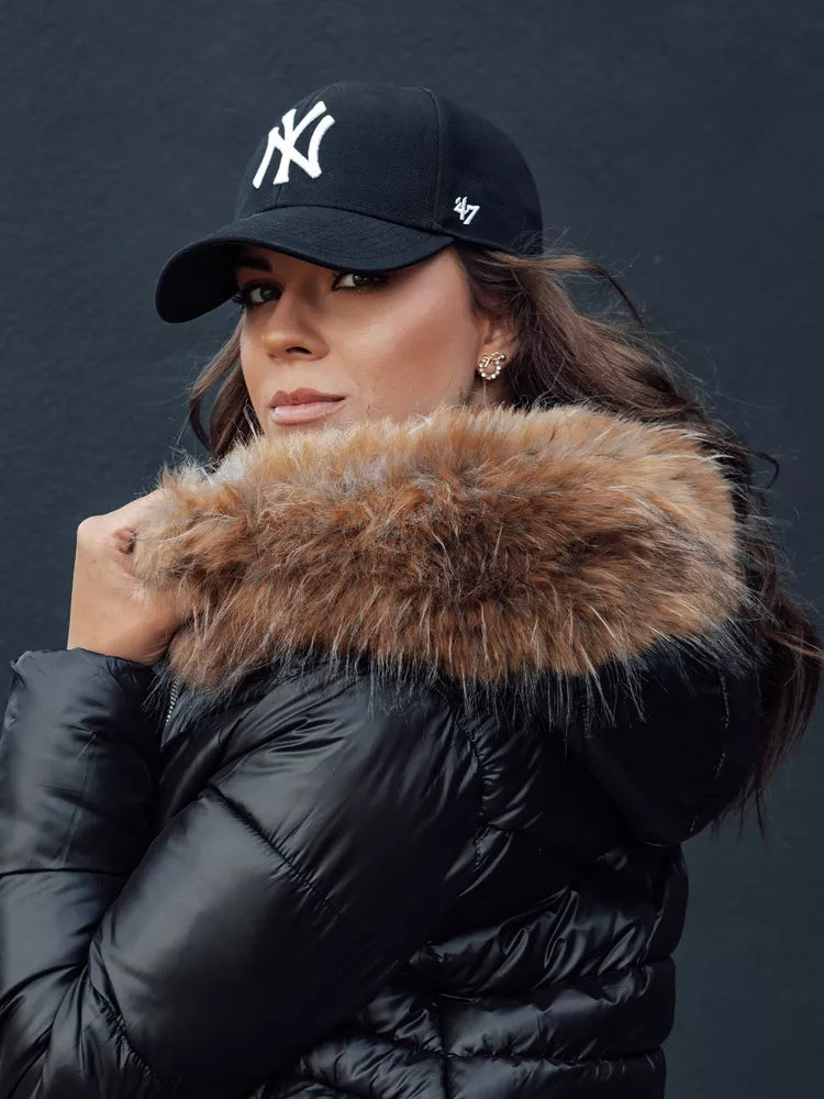 Sieviešu ziemas jaka melnā krāsā Jessica