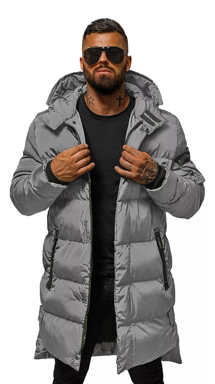 Ziemas pelēka jaka Setter