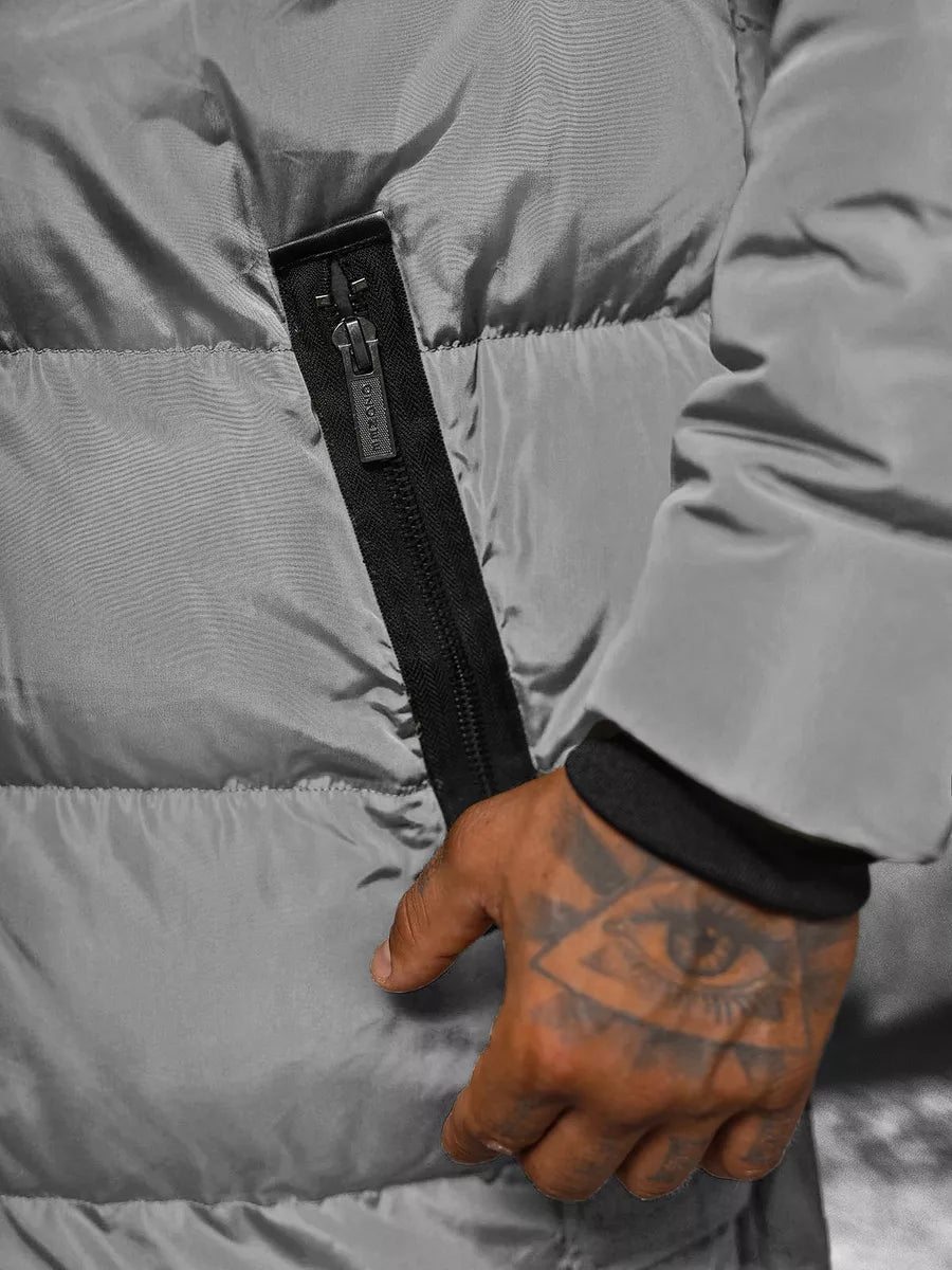 Ziemas pelēka jaka Setter