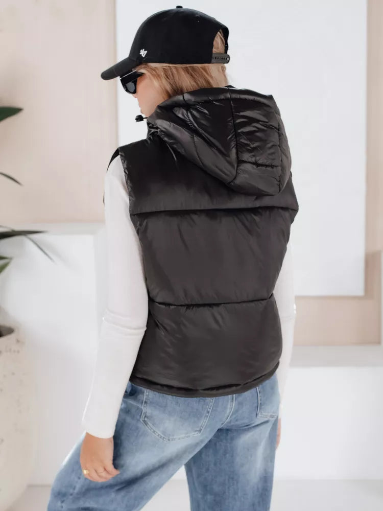 Sieviešu melna veste Sedar