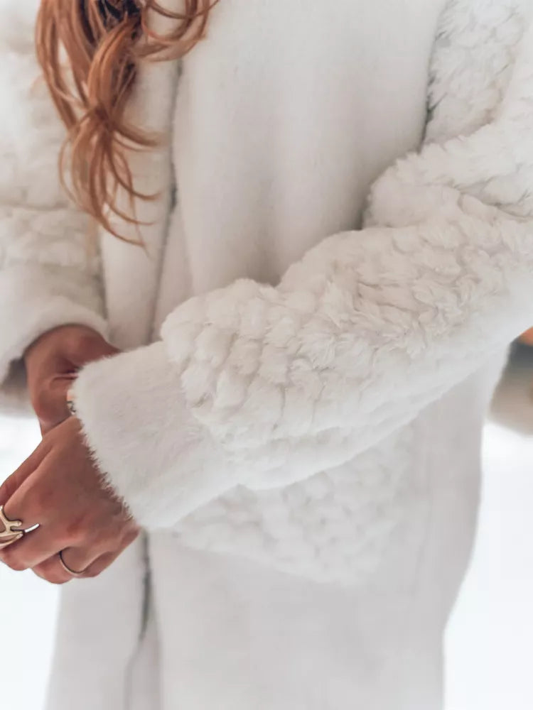 Sieviešu baltais mētelis Modi