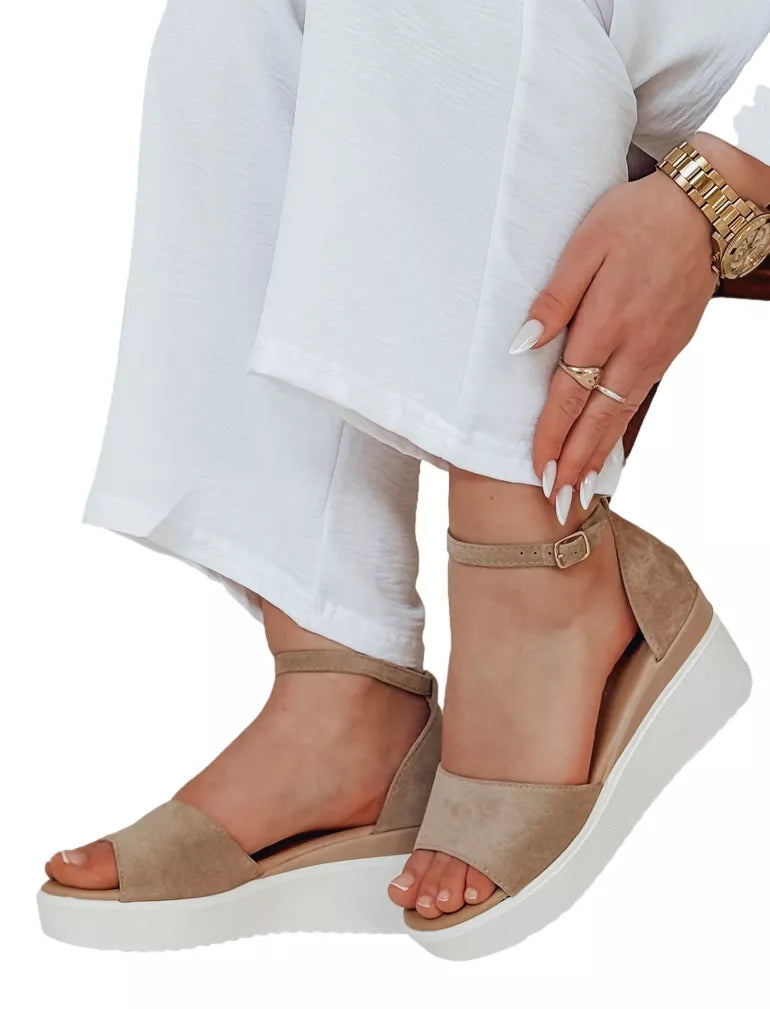 Sieviešu brūnas sandales Lumisun