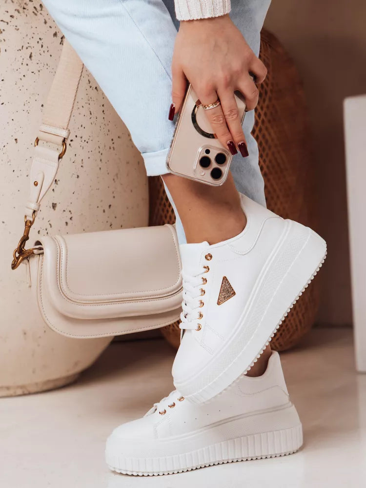 Sieviešu baltas ikdienas kurpes Snikpik