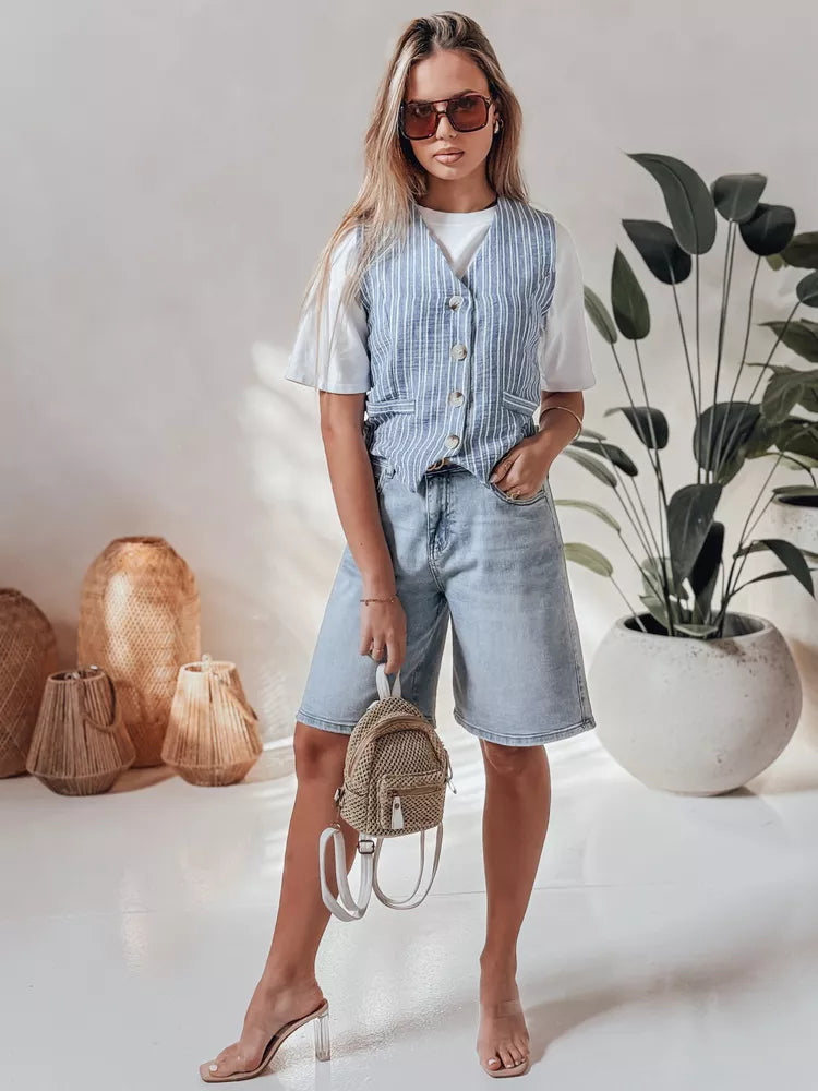 Sieviešu zili džinsa šorti Kelsey 