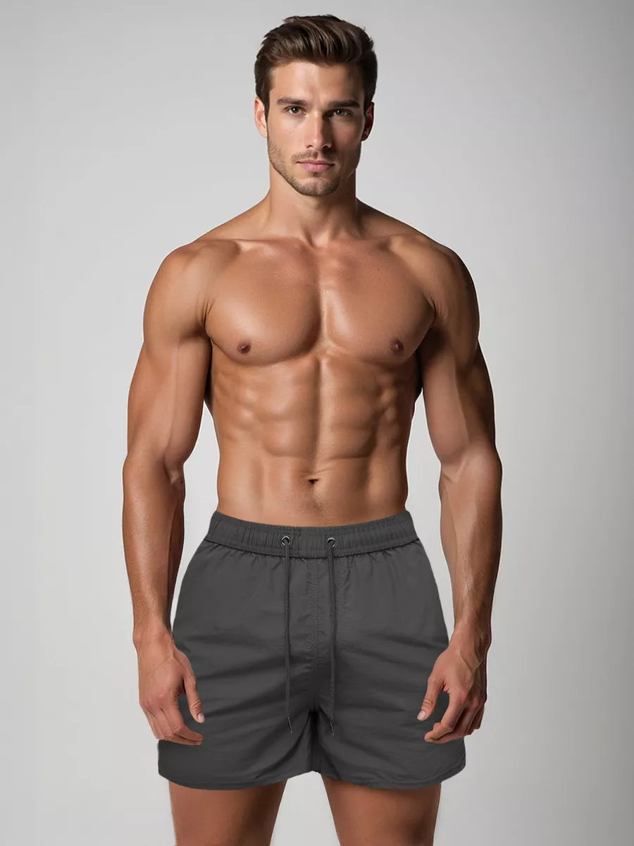 Vīriešu tumši pelēki šorti Vidi