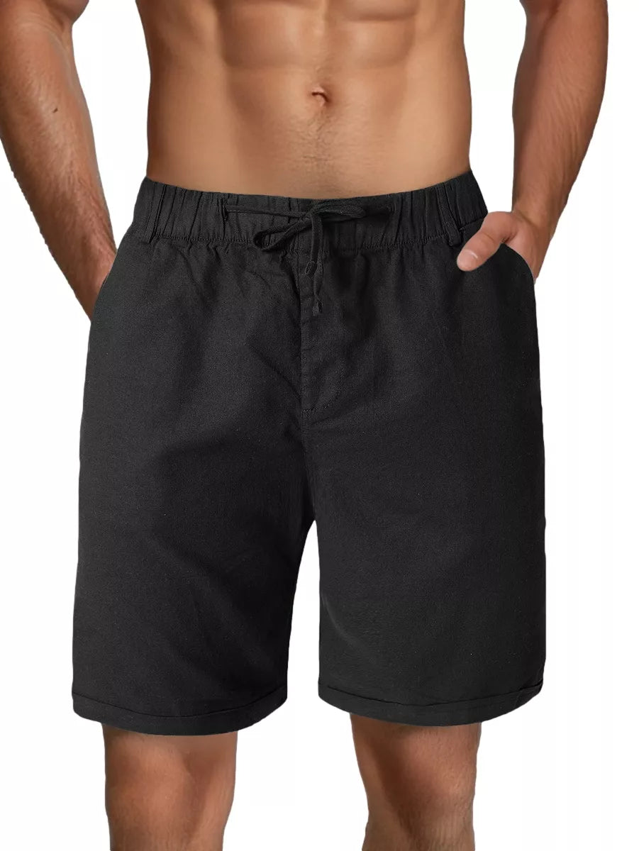 Vīriešu melnas šorti Akel