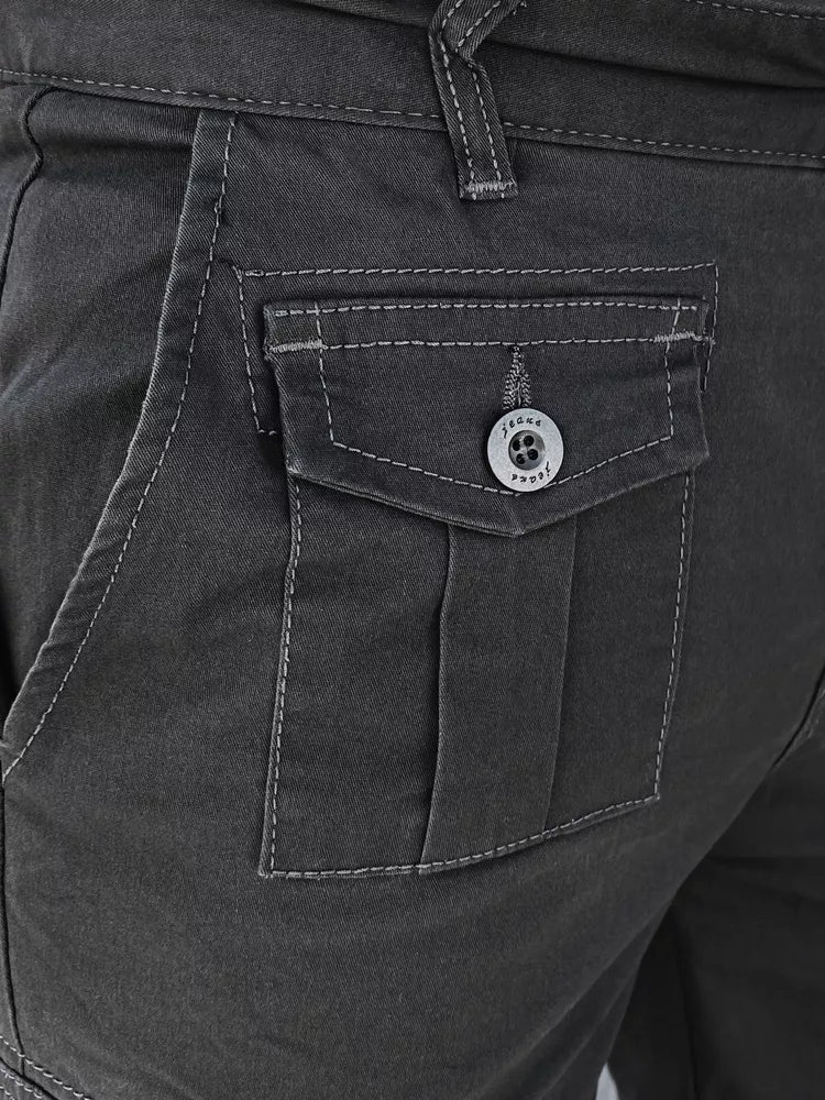 Vīriešu tumši pelēki šorti Gam