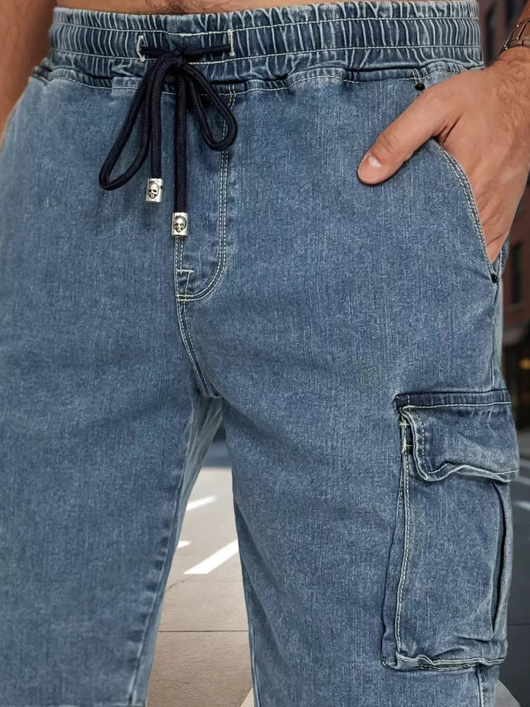 Vīriešu zilas šorti Aidis