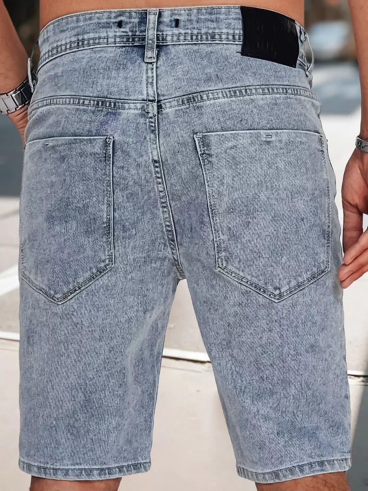Vīriešu gaiši zili džinsa šorti Jack