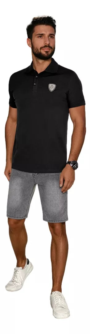 Vīriešu pelēki džinsa šorti Jack