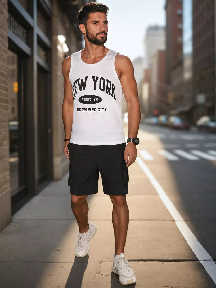 Vīriešu melnas šorti Stone