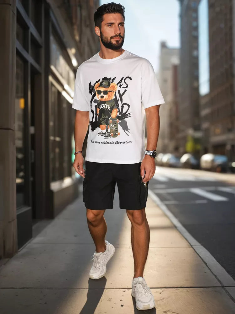 Vīriešu melnas šorti "Arts"