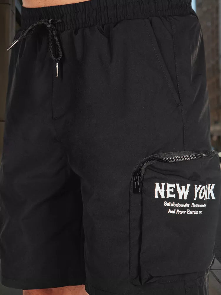 Vīriešu melnas šorti "Arts"