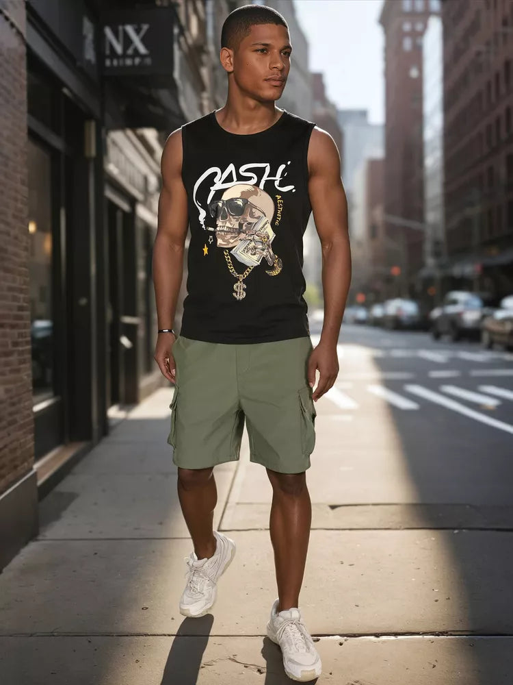 Vīriešu zaļi šorti Stone