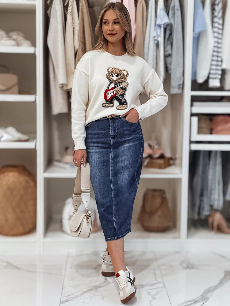 Gari, tumši zili džinsa svārki Merita 