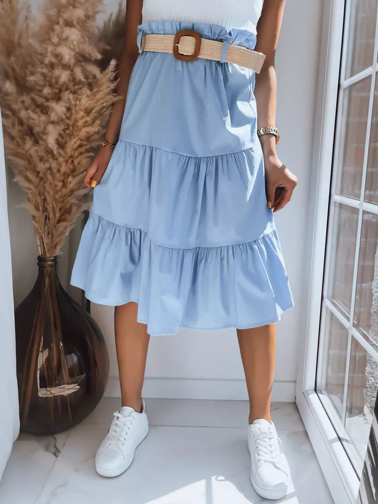 Sieviešu zili midi svārki Randina