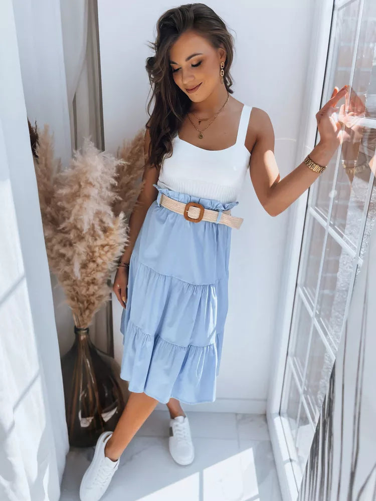 Sieviešu zili midi svārki Randina