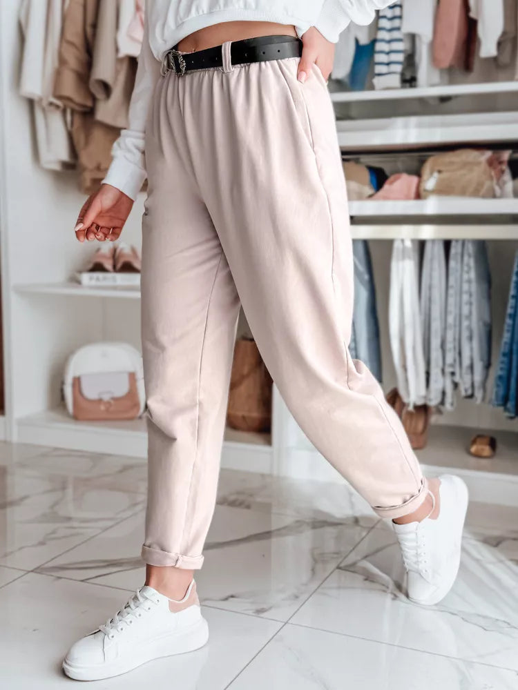 Sieviešu rozā bikses ar jostu Taizemē 