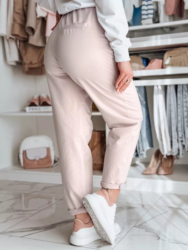 Sieviešu rozā bikses ar jostu Taizemē 