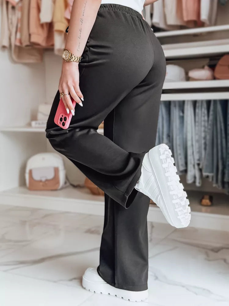 Sieviešu ikdienas bikses melnā krāsā Seni