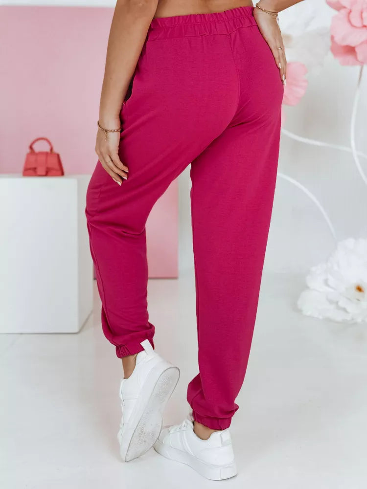 Sieviešu tumši rozā sporta bikses STIVEL