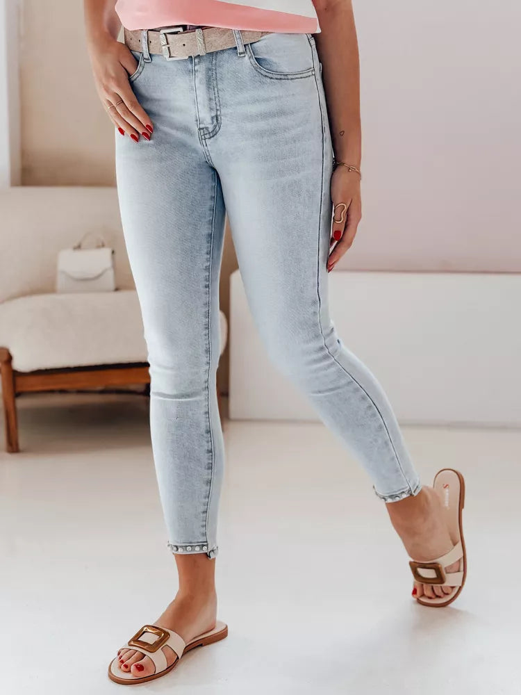 Sieviešu gaiši zilas džinsa bikses Danys